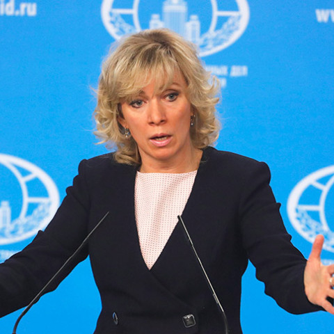 H εκπροσώπου Τύπου του υπουργείου Εξωτερικών της Ρωσίας, Μαρία Ζαχάροβα