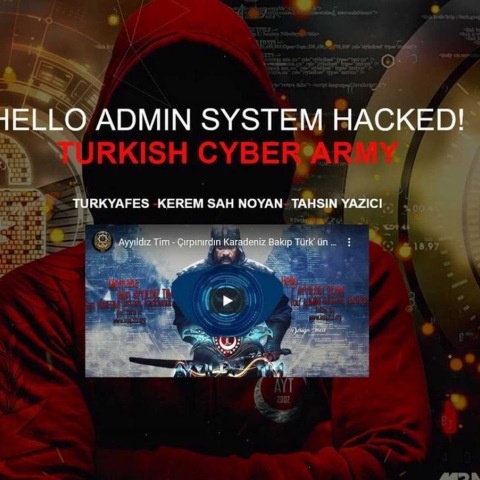 Επίθεση στην ιστοσελίδα του υπουργείου Περιβάλλοντος και Ενέργειας πραγματοποίησε τα ξημερώματα της Κυριακής η ομάδα Τούρκων χάκερ με την ονομασία Ayyildiz 