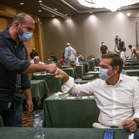 ΣΥΡΙΖΑ: Με 110 θετικές ψήφους, 29 λευκά και 1 άκυρο εξελέγη νέος γραμματέας του κόμματος ο Δημήτρης Τζανακόπουλος