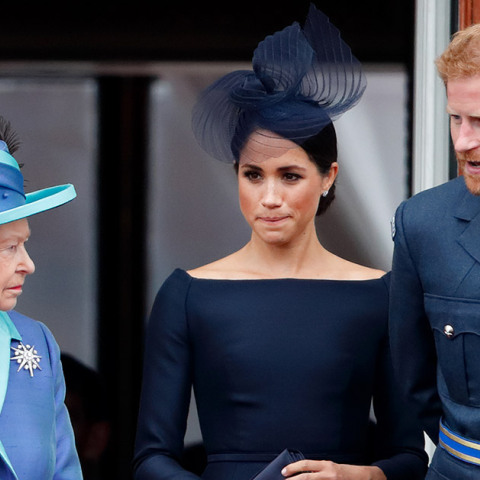 Βασίλισσα Ελισάβετ - Μέγκαν Μαρκλ - Πρίγκιπας Χάρι 