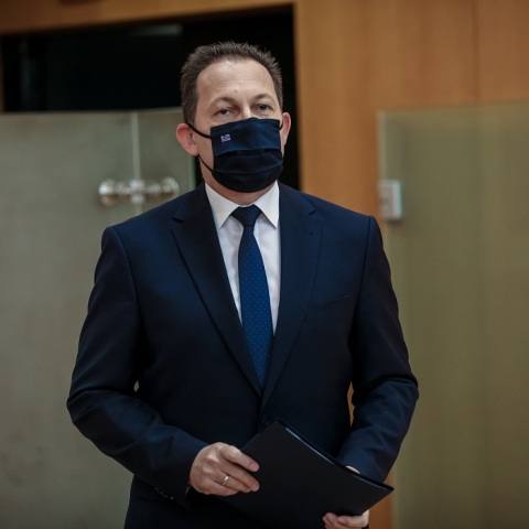 Ο κυβερνητικός εκπρόσωπος, Στέλιος Πέτσας