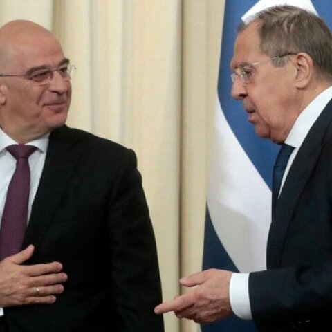 Νίκος Δένδιας - Σεργκέι Λαβρόφ 