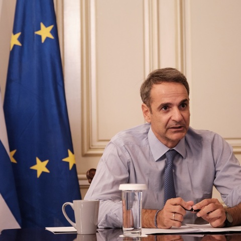 Ο πρωθυπουργός Κυριάκος Μητσοτάκης 