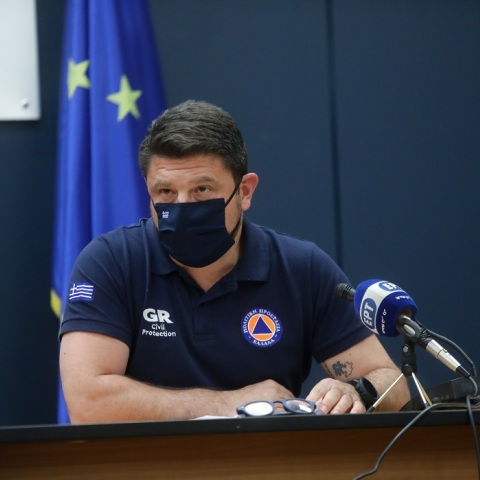 Ο υφυπουργός Πολιτικής Προστασίας, Νίκος Χαρδαλιάς