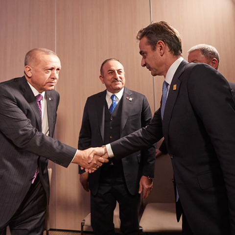 Ρετζέπ Ταγίπ Ερντογάν, Κυριάκος Μητσοτάκης