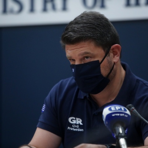 Ο υφυπουργός Πολιτικής Προστασίας, Νίκος Χαρδαλιάς