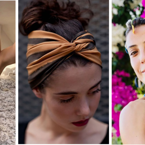 Κορίτσια που φοράνε μαντήλι στα μαλλιά