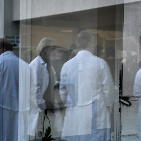 Διαμαρτυρία γιατρών του Ε.Σ.Υ. 