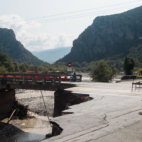 Καταστροφές στο Μουζάκι άφησε πίσω της η κακοκαιρία «Ιανός»