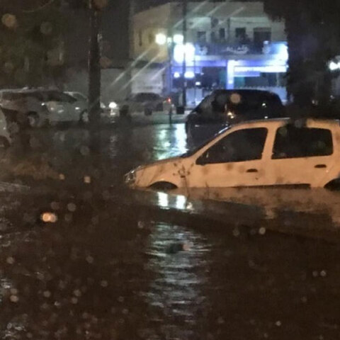 Πλημμύρες στο Ηράκλειο Κρήτης από την κακοκαιρία «Ιανός»