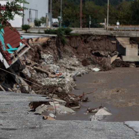 Καταστροφές από την κακοκαιρία στην Καρδίτσα