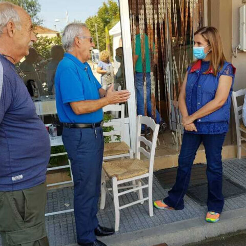 Στην Καρδίτσα η υφυπουργός Υγείας, αρμόδια για θέματα Ψυχικής Υγείας, Ζωή Ράπτη - Συνομίλησε με πλημμυροπαθείς