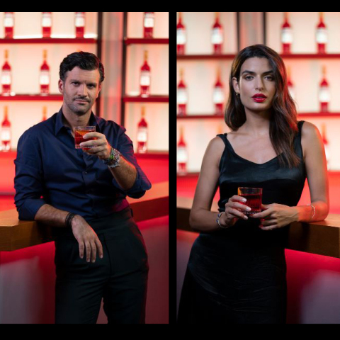 ambassadors του Campari Τόνια Σωτηροπούλου και Γιώργος Παπακώστας (Chef & Restaurant Owner).