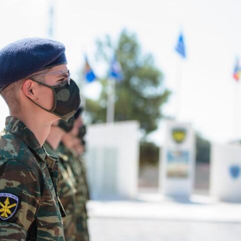 Ο γιος του Κυριάκου Μητσοτάκη, Κωνσταντίνος, φαντάρος