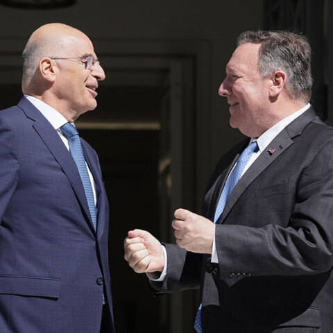 Ο Νίκος Δένδιας με τον Μάικ Πομπέο σε παλαιότερη συνάντηση