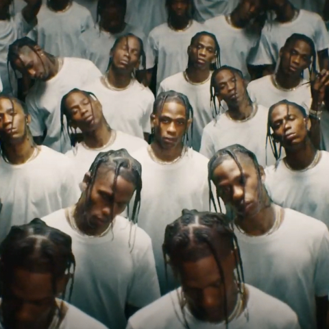 Στιγμιότυπο από το νέο βιντεοκλίπ του Travis Scott