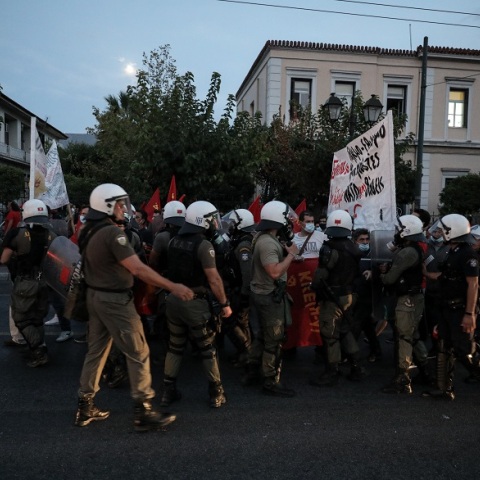 Kινητοποίηση αριστερών οργανώσεων ενάντια στην επίσκεψη του Υπ. Εξωτερικών των ΗΠΑ στην Ελλάδα