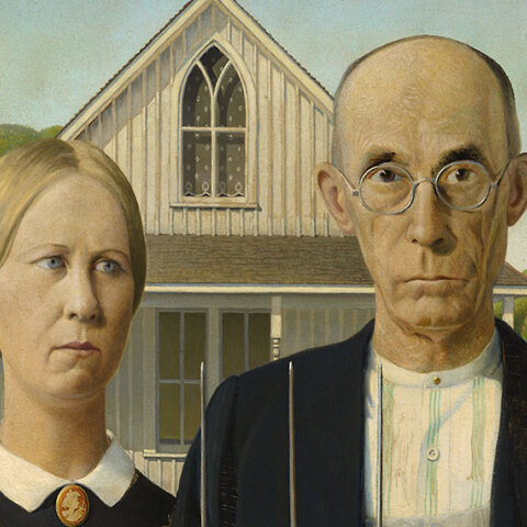 Grant Wood, «American Gothic»