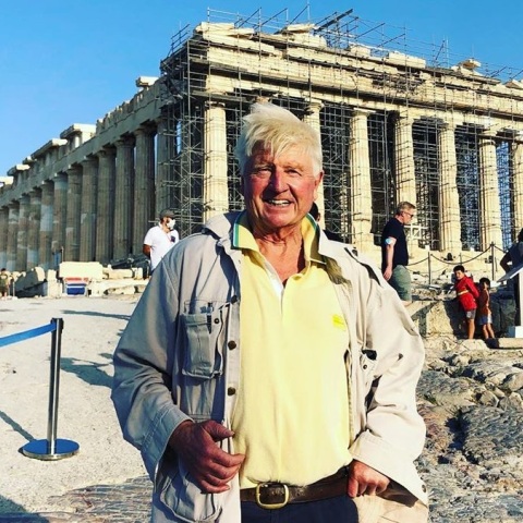 Ο Στάνλεϊ Τζόνσον στην Ακρόπολη