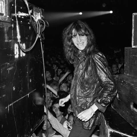 Η τραγουδίστρια Patti Smith