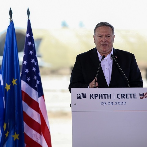 Ο υπουργός Εξωτερικών των ΗΠΑ, Μάικ Πομπέο 