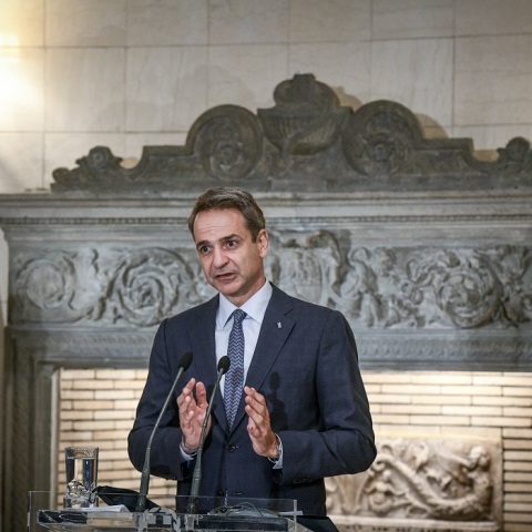 Ο πρωθυπουργός Κυριάκος Μητσοτάκης 