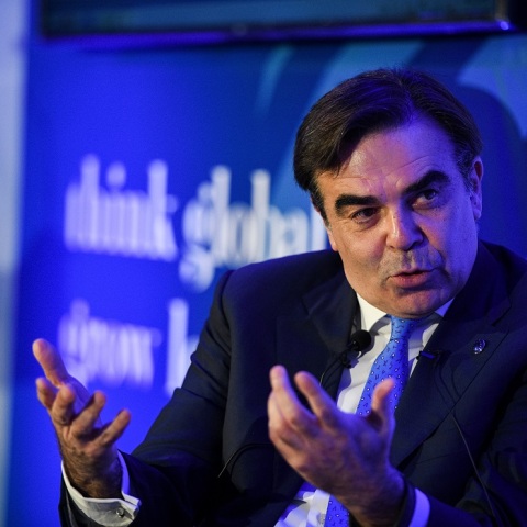 Ο αντιπρόεδρος της Ευρωπαϊκής Επιτροπής, Μαργαρίτης Σχοινάς