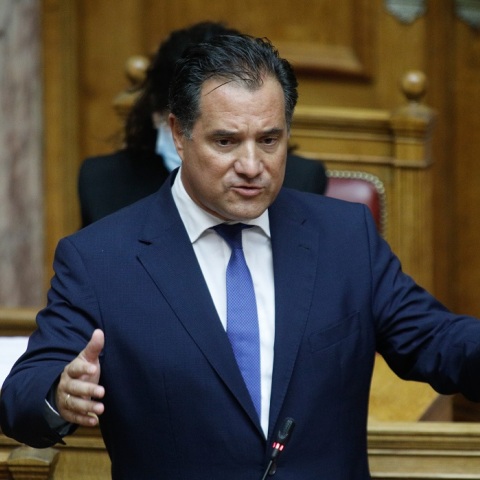 Ο υπουργός Ανάπτυξης και Επενδύσεων, Άδωνις Γεωργιάδης 