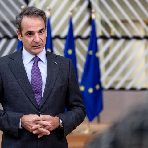 Ο Κυριάκος Μητσοτάκης στη Σύνοδο Κορυφής 