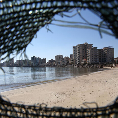 Τμήμα της παραλίας στην Αμμόχωστο