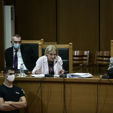 Η εισαγγελέας Αδαμαντία Οικονόμου στη δίκη της Χρυσής Αυγής