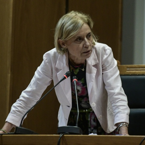 Η εισαγγελέας Αδαμαντία Οικονόμου στη δίκη της Χρυσής Αυγής