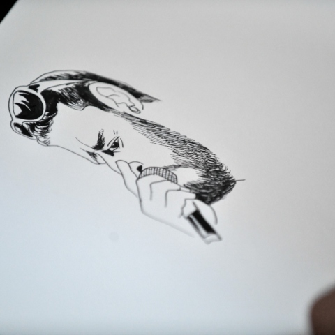 Σκίτσο του Παύλου Φύσσα