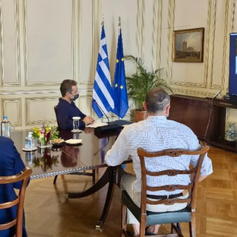 Σύσκεψη για αποκατάσταση ζημιών στην Καρδίτσα υπό τον Μητσοτάκη