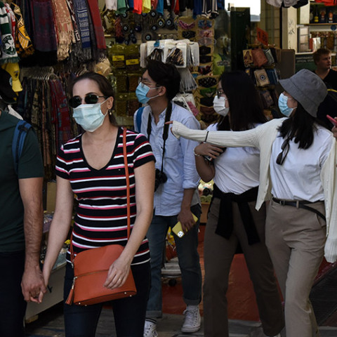  Στιγμιότυπα από το κέντρο της Αθήνας 