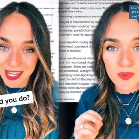 Η Lindsay Fleming, λογοθεραπεύτρια, δείχνει πώς είναι να έχεις δυσλεξία