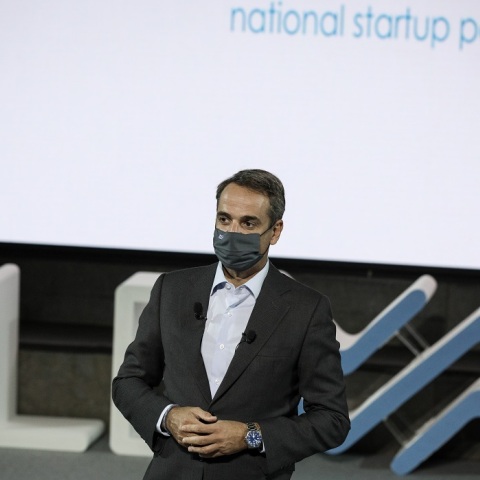 Ο πρωθυπουργός Κυριάκος Μητσοτάκης 