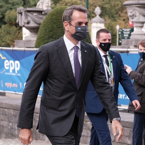 Ο Κυριάκος Μητσοτάκης στη Σύνοδο Κορυφής 