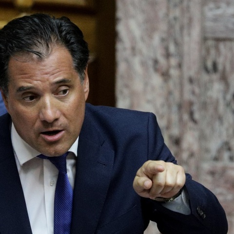 Ο υπουργός Ανάπτυξης και Επενδύσεων, Άδωνις Γεωργιάδης 