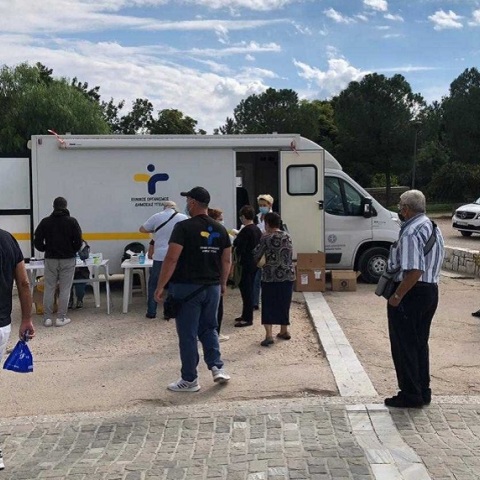 Rapid τεστ από κλιμάκια του ΕΟΔΥ στο Θησείο