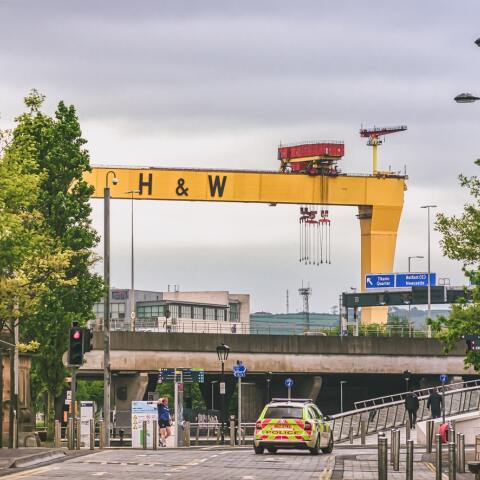 Άδειοι δρόμοι στην Ιρλανδία