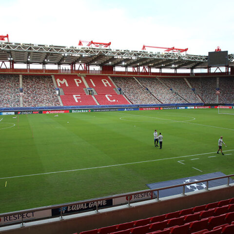 To στάδιο «Γεώργιος Καραϊσκάκης» στο Νέο Φάληρο