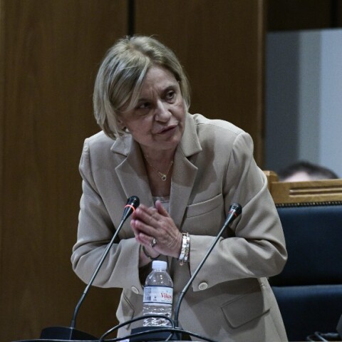 Η Αδαμαντία Οικονόμου, εισαγγελέας στη δίκη της Χρυσής Αυγής