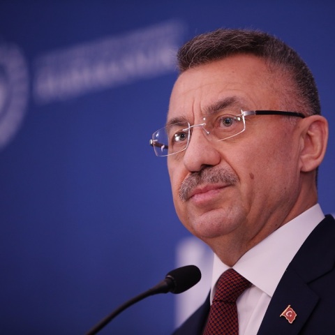 Ο αντιπρόεδρος της Τουρκίας, Φουάτ Οκτάι