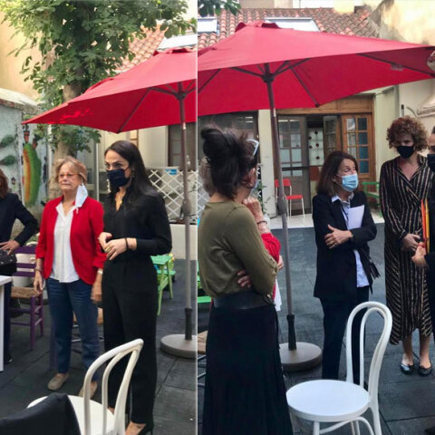 Δόμνα Μιχαηλίδου - Επίσκεψη στον φορέα «Ένα παιδί – ένας κόσμος»