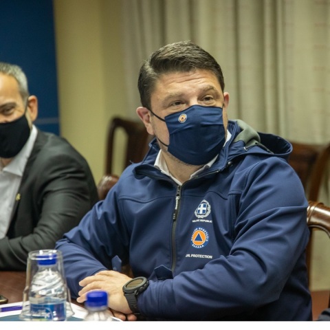 Ο υφυπουργός Πολιτικής Προστασίας, Νίκος Χαρδαλιάς