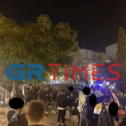 Συνωστισμός στο κέντρο της Θεσσαλονίκης