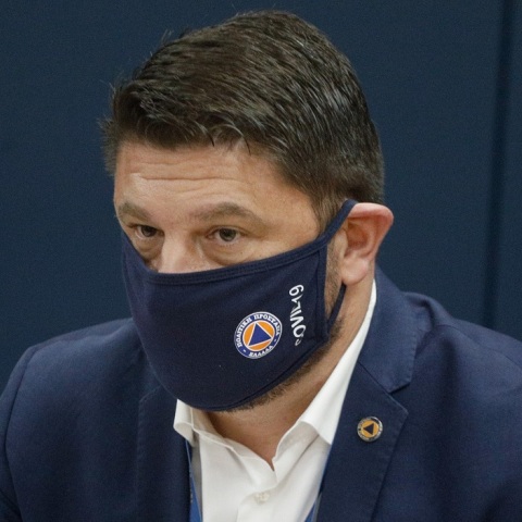 Ο υφυπουργός Πολιτικής Προστασίας και Διαχείρισης Κρίσεων, Νίκος Χαρδαλιάς