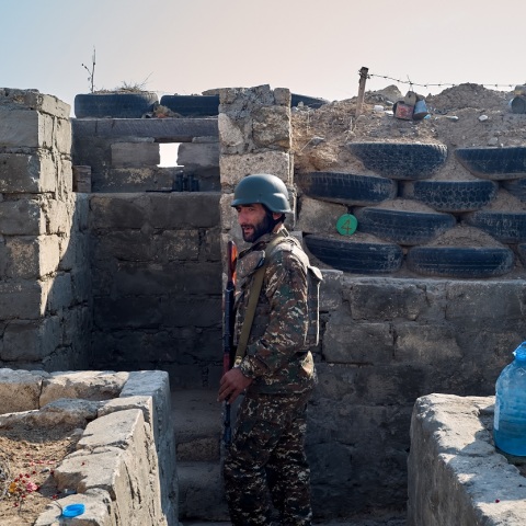 Αρμένιος στρατιώτης στο Ναγκόρνο-Καραμπάχ