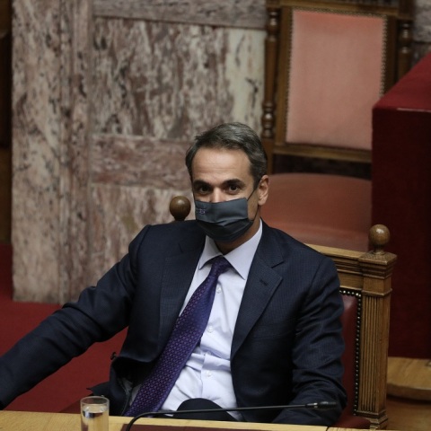 Ο πρωθυπουργός Κυριάκος Μητσοτάκης